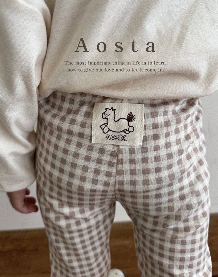 AOSTA label leggings