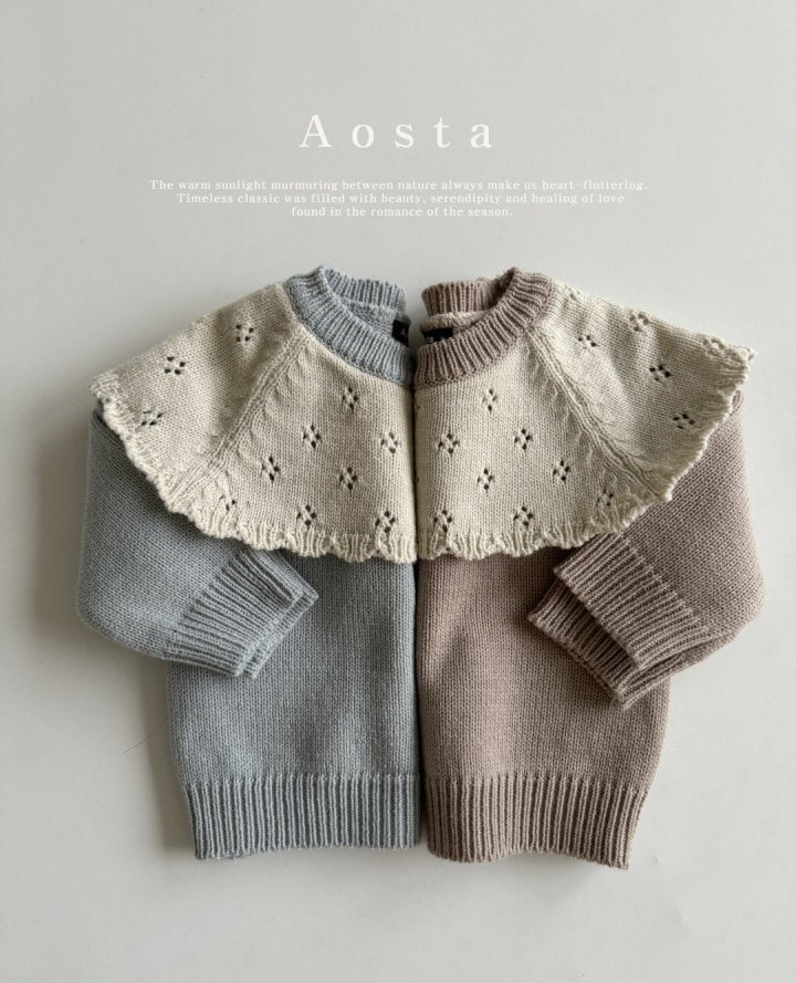 【お取り寄せ対応】AOSTA cape knit