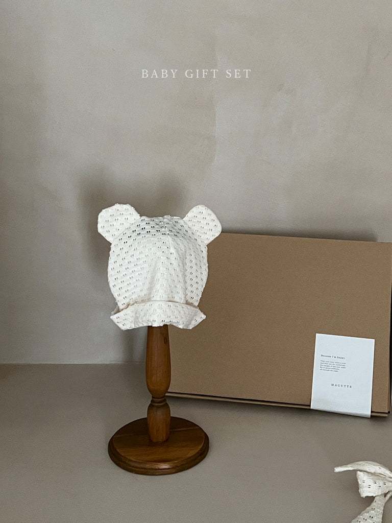 baby poncho gift set - Pépite